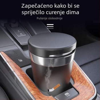 Prijenosni pepeljak za automobil i dom, dvostruka uporaba
