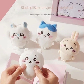 Super slatka pliš Usagi privesak za ruksak — mekana pliš igračka