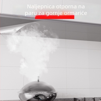 Prozirna elektrostatna zaštitna folija za zidove — vodootporna i otporna na vlagu, za namještaj i ormare; ne oštećuje zid.