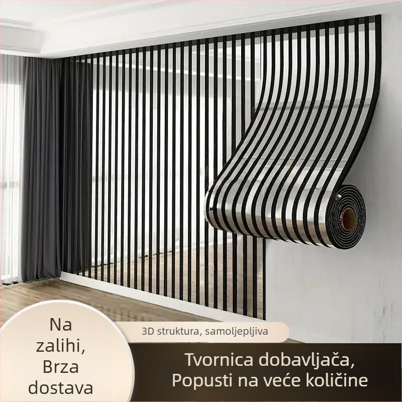 Samoljepljiva tapeta za kuće u najmu, vodootporna i otporna na vlagu zidna dekoracija, pozadina zida za TV.