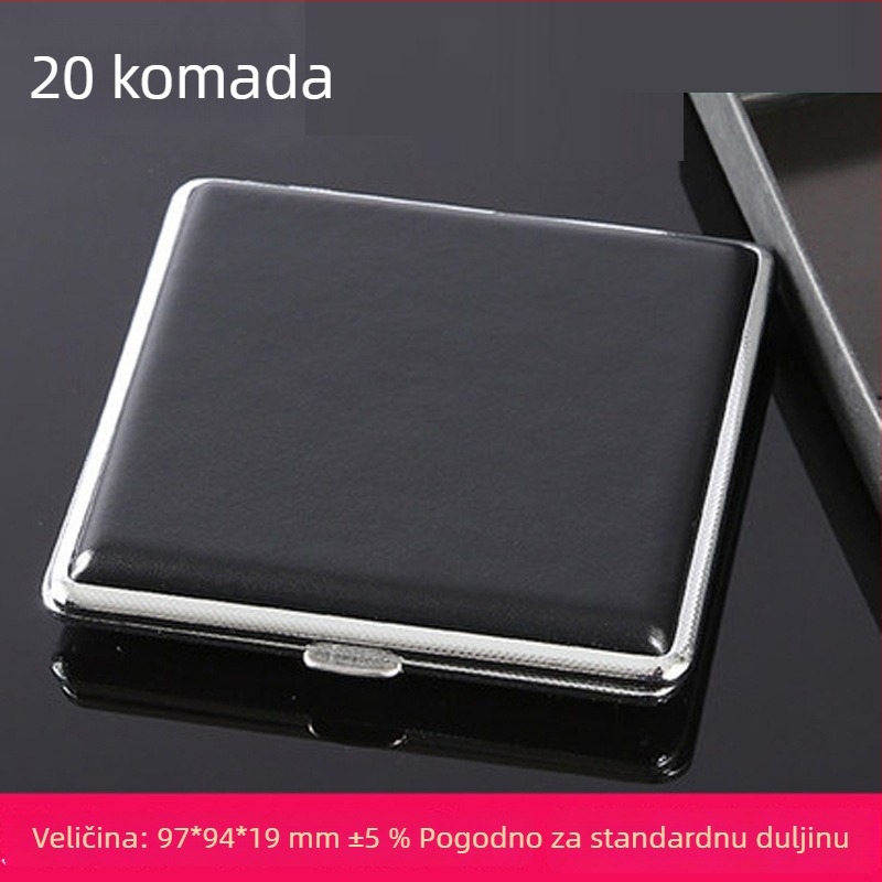 Kožna kutija za 20 cigareta s automatskim dizajnom, kreativni stilovi