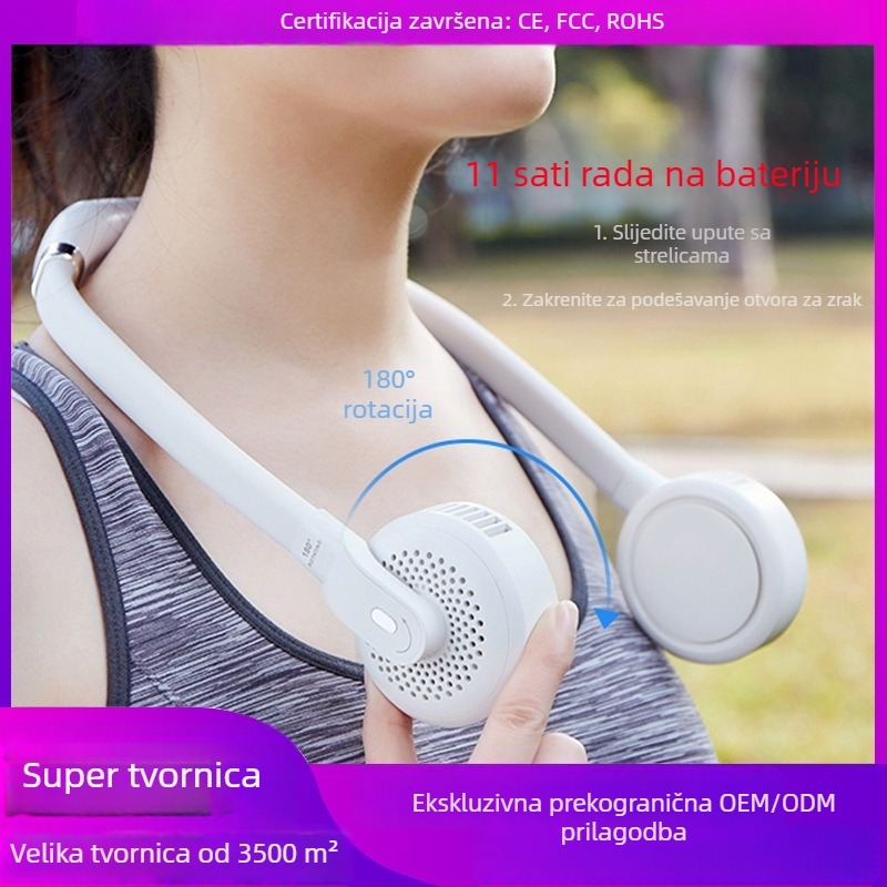 USB klip ventilator, mini, tih, za dječje kolica i ručnu uporabu