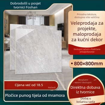 800×800 mm pločice s imitacijom kamena, za dnevni boravak i spavaću sobu, sjajne moderne podne pločice