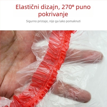 Jednokratno plastično pokrivalo za krevet veličine kraljice, potpuno prekrivanje, zaštita namještaja od prašine