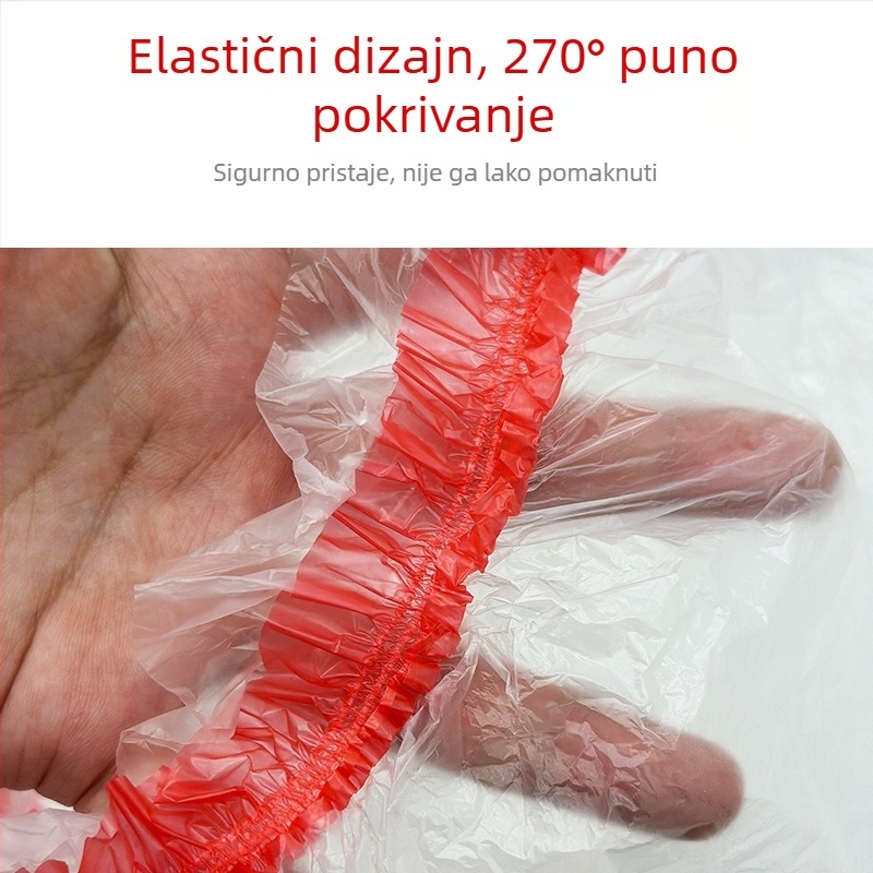 Jednokratno plastično pokrivalo za krevet veličine kraljice, potpuno prekrivanje, zaštita namještaja od prašine