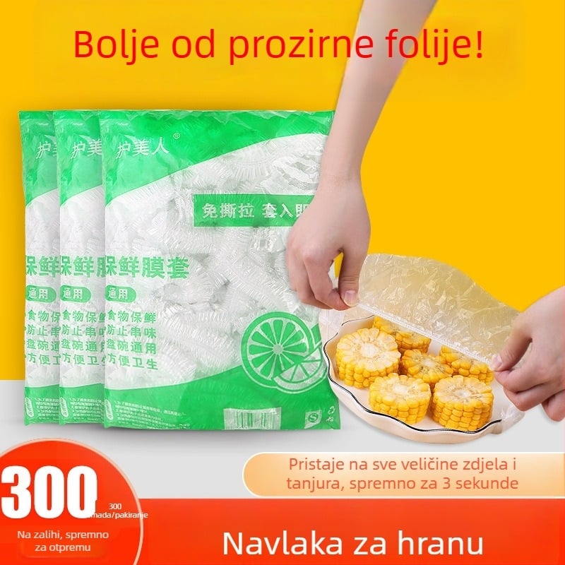 Jednokratne PE navlake za hladnjak, zaštita od prašine i mirisa, 300 komada