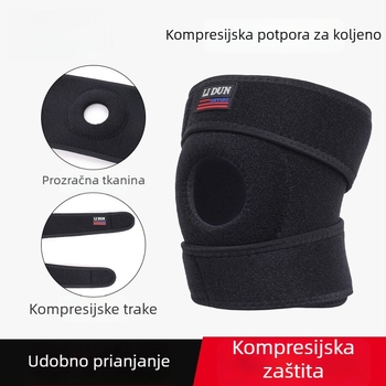 Prozračna kompresijska traka za patelu, koljeno, podrška za sport