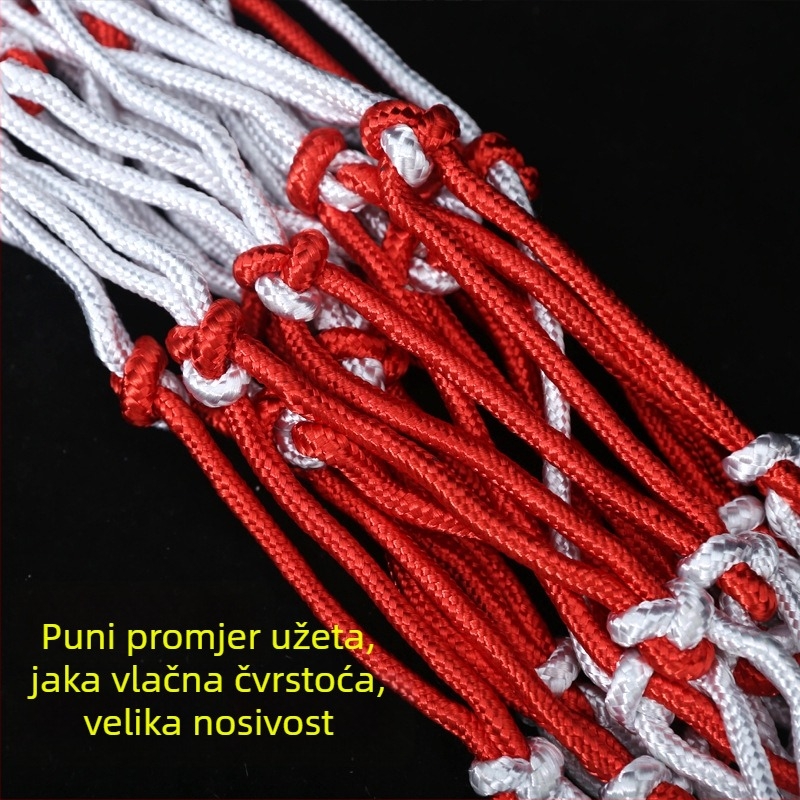 Prijenosna velika mrežasta torba za košarku, odbojku i nogomet – može primiti 10–20 lopti