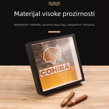 Kutija za cigare s izložbenom kutijom – luksuzan poklon, spremnik za etikete cigara