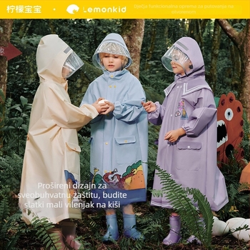 Dječji EVA pončo za kišu za outdoor planinarenje, vodootporan, veličine M–XL