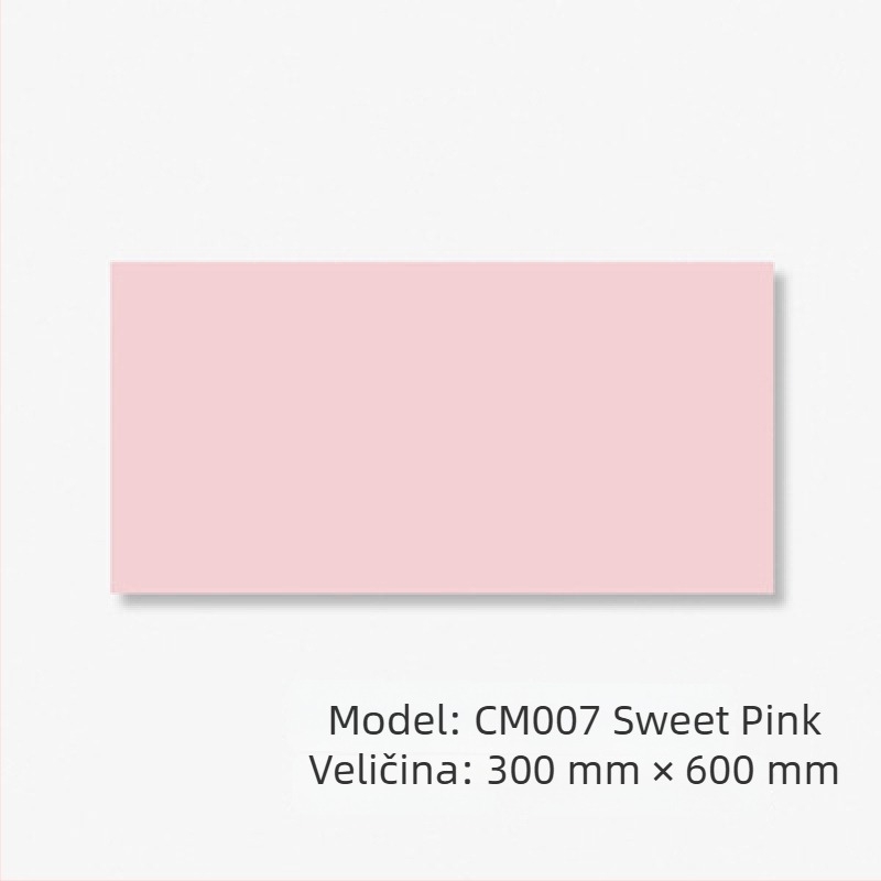 Pločice Morandi boje za kuhinju i kupaonu, zidne pločice 300x600 mm, Macaron stil, mat završni sloj