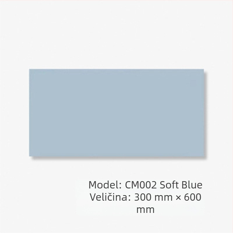 Pločice Morandi boje za kuhinju i kupaonu, zidne pločice 300x600 mm, Macaron stil, mat završni sloj