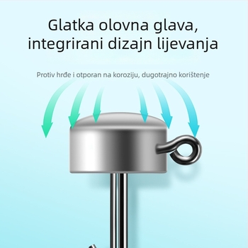 Kuka s olovnom glavom za basu i mandarin ribu sa mekanom varalicom, 7 g, ojačani žlijeb za sprječavanje ispadanja