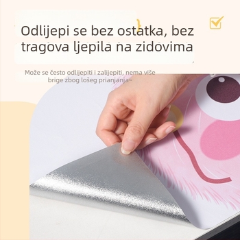 Tapeta s crtanim motivom, samoljepljiva – vodootporna i otporna na vlagu, za dnevni boravak, debela tapeta