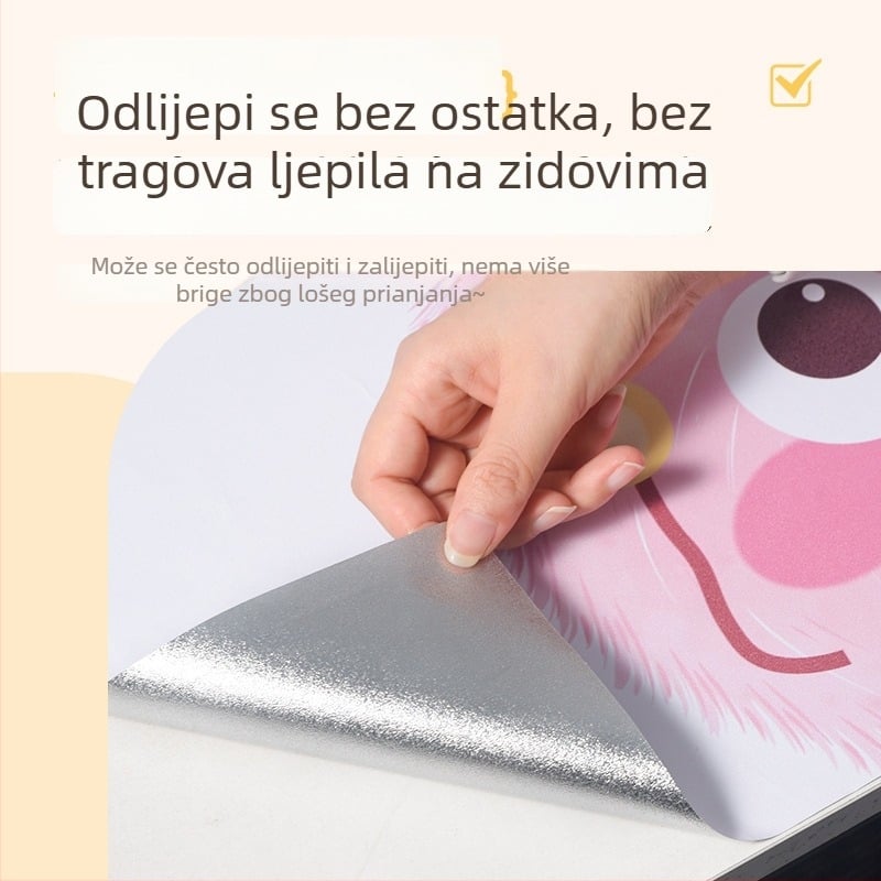 Tapeta s crtanim motivom, samoljepljiva – vodootporna i otporna na vlagu, za dnevni boravak, debela tapeta
