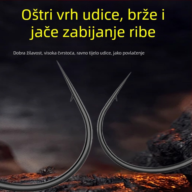 Mud Loach Hook rig za pecanje sa živom mamcom, bodljasti udica, invertirana udica i linija za Mandarin fish i Bass