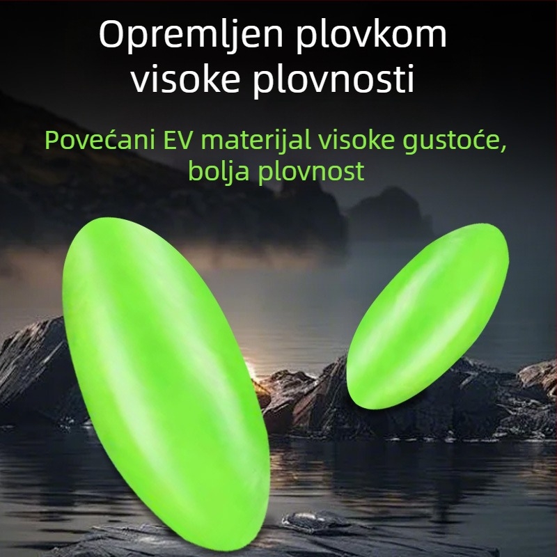 Kite ribolovni rig s plivajućom mamcem, obrnutim udicom i bezolovnom najlonskom linijom