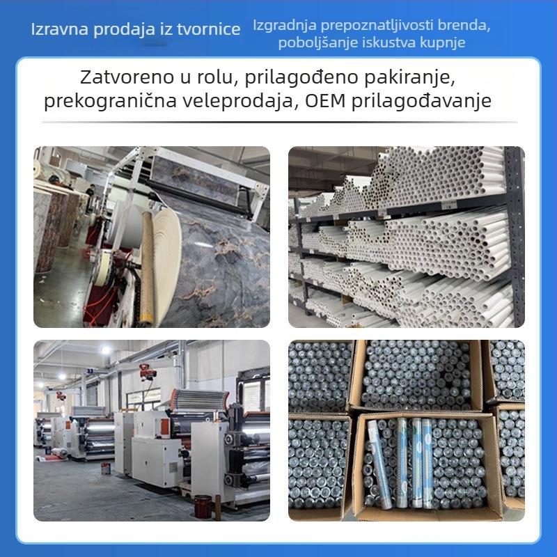 Samoljepljivi PVC tapet – jednobojne, otporne na vodu, debeli zidni naljepnice za spavaću sobu i dnevni boravak