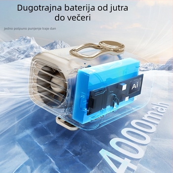 MINI ventilator za pojas — prenosni klips ventilator za hlađenje, za vanjsku upotrebu, u ruci ili na stol