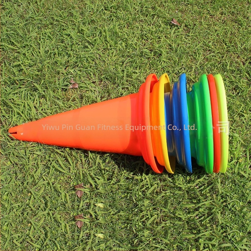 Konus za nogometni trening, 52 cm, debelo kružno dno s otvorima