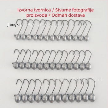 Root kuka za ribolov, 4x ojačana, dvostruko bodlja, debeli profil, zakrivljena usta, veličina 1