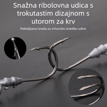 Udica s olovnom glavom i velikim okom, za morski ribolov s brodom, 7–10 g