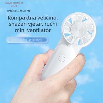 Ručni USB ventilator za hlađenje — mini, kompaktan za vanjsku upotrebu, visok protok zraka, luksuzan stil