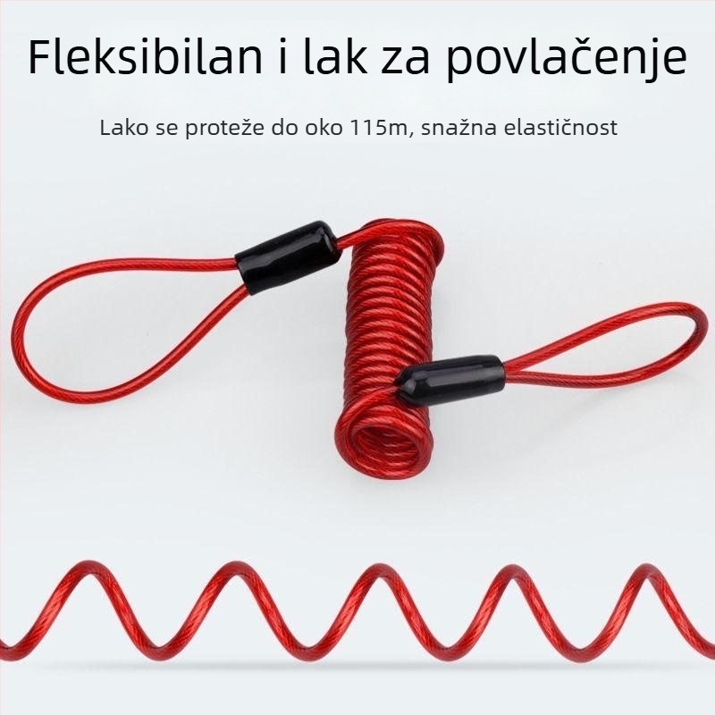 Sigurnosna brava za Xiaomi električni skuter i brava za vozilo Xilop – alarm protiv krađe, pribor za bravu disk kočnice bicikla