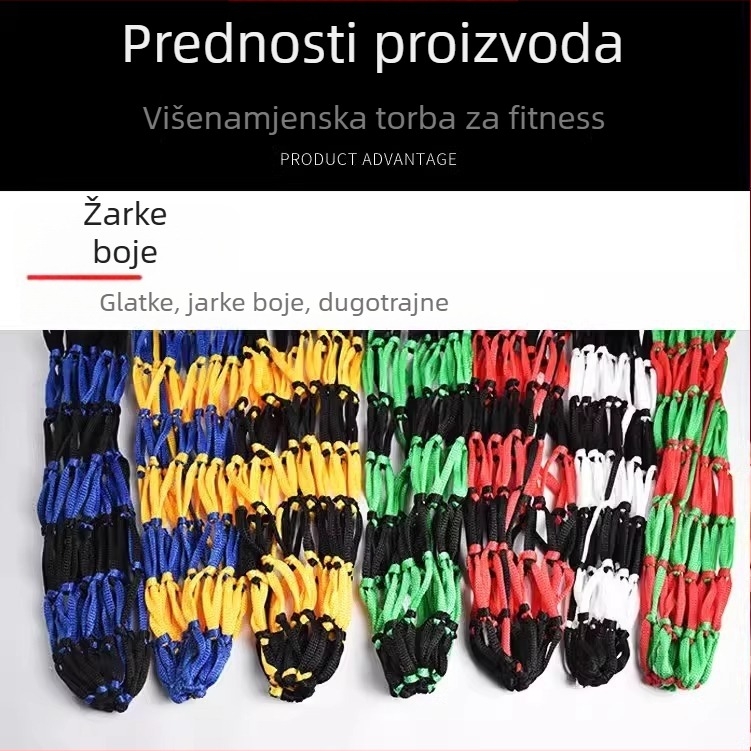 Torba s mrežicom za košarku i nogomet