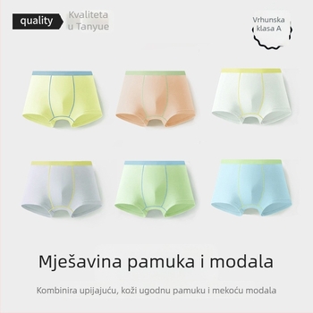 M Leyu dječje bokserice, pamuk-modalna smjesa, razred A, za dječake 3–8 godina