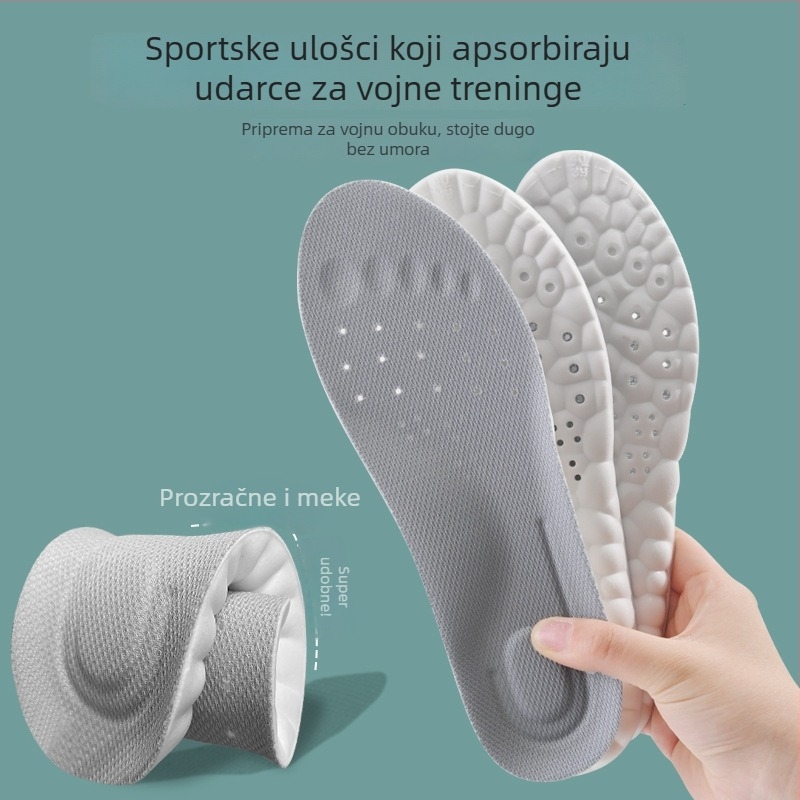 PU visokoelastične uloške s potporom luka, debeli, udarna apsorpcija, upijanje znoja, prozračni, za obuću za trening