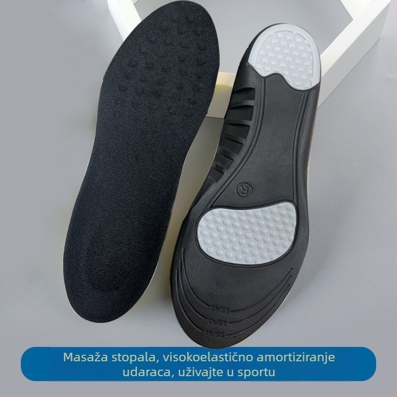 Sportske uloške s memorijskom pjenom, prozračne, udobne, ublažavaju udarce, upijaju znoj, otporne na miris, za muškarce i žene, potpuno uloške