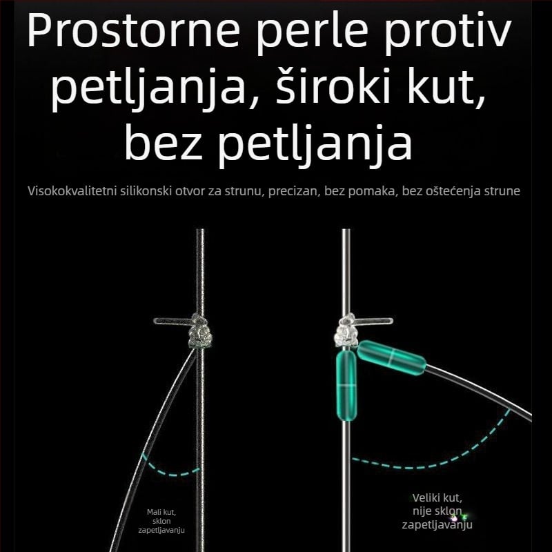 Nova ručna oprema s četiri udice, dvostruki udica, protiv zaplitanja, zlatni navoj na udici za divlji ribolov i tajvanski stil ribolova šarana