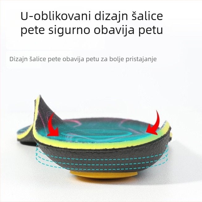 EVA ulošci za sportske obuće s podrškom luka, upijaju znoj, visokoelastični i ublažavaju udarce, za tenisice i čizme