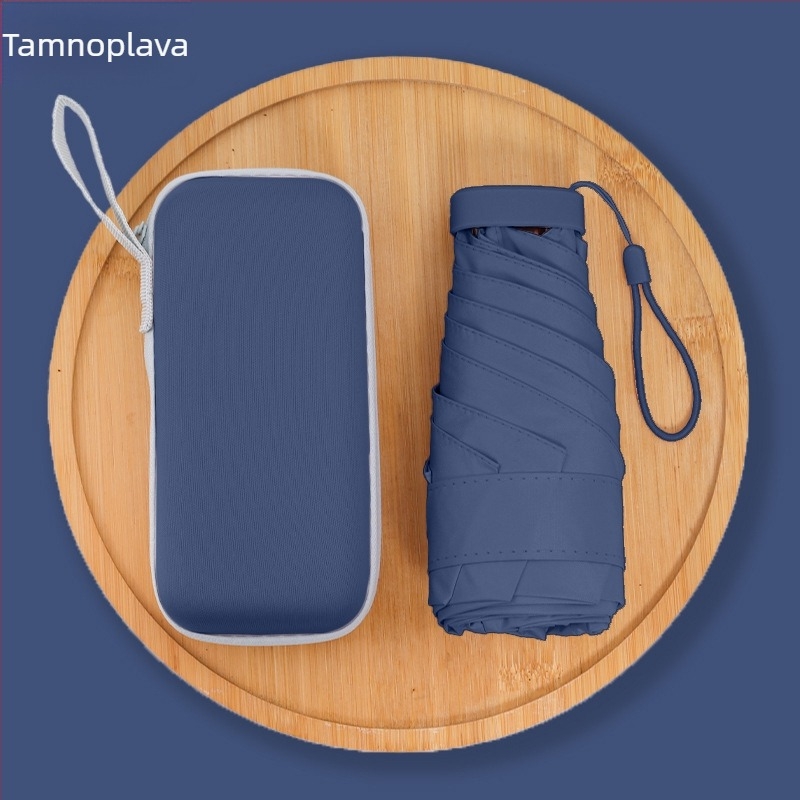 Ženska sklopiva kišobran za sunce i kišu, UV zaštita UPF 50+, ručno otvaranje, kompaktna veličina, mogućnost logotipa