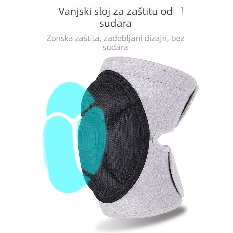 Kolenjske štitnike s penom u uzorku školjke Kornjače, prilagodljive, debeli protuklizni zaštitni sloj za ples, trčanje, biciklizam i skijanje