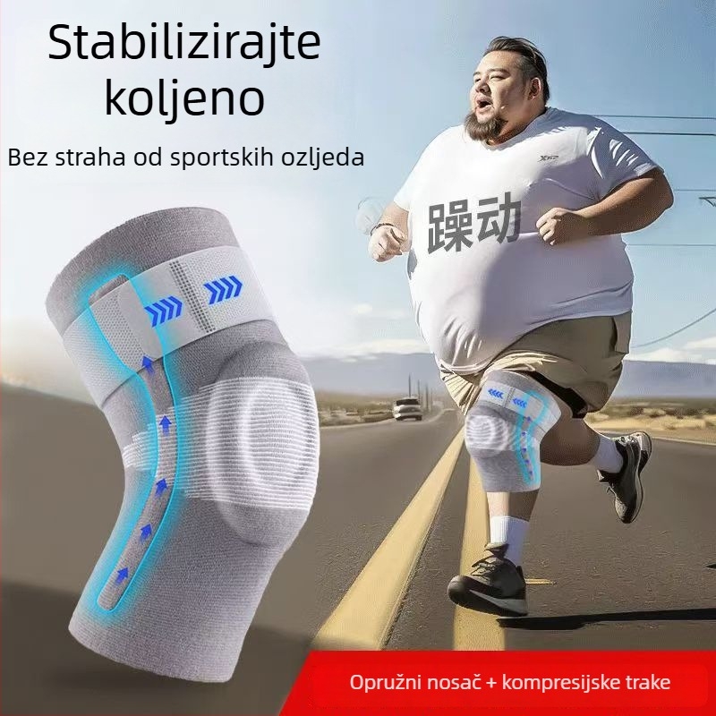 Medicinski zaštitnik koljena s zaštitom meniskusa i patelle, za planinarenje i trčanje, unisex, topao podržavajući dodatak za koljeno.