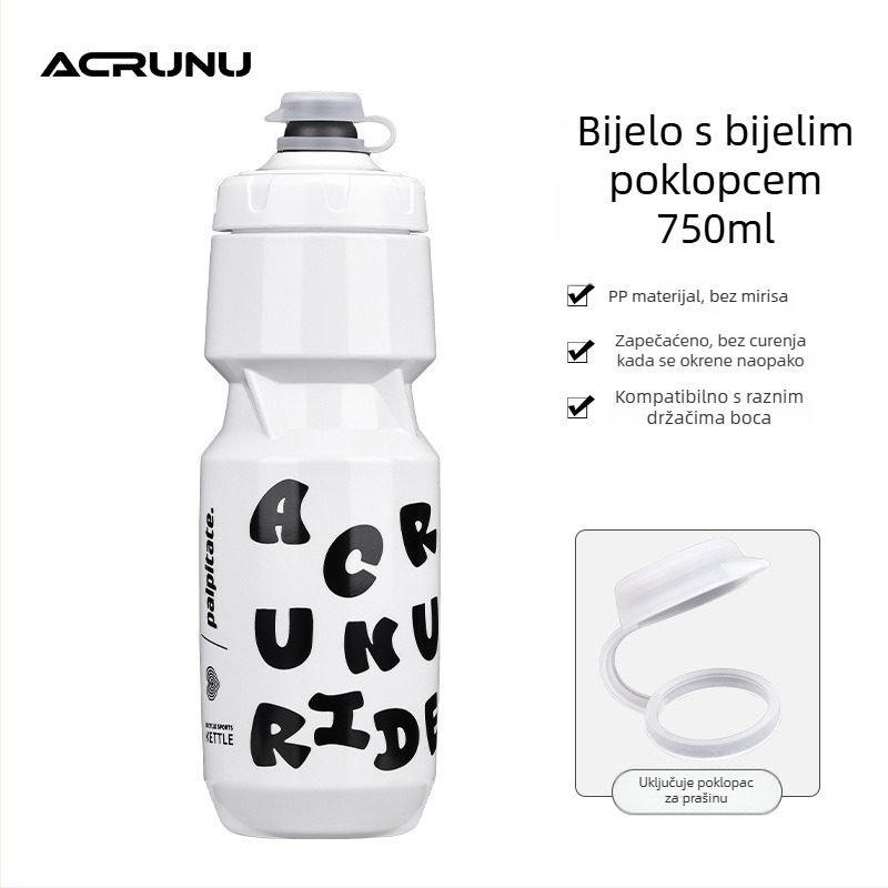 ACRUNU Boca za vodu za biciklizam – velika kapaciteta, prijenosna, s tlačnim sustavom – za planinske i cestovne bicikle