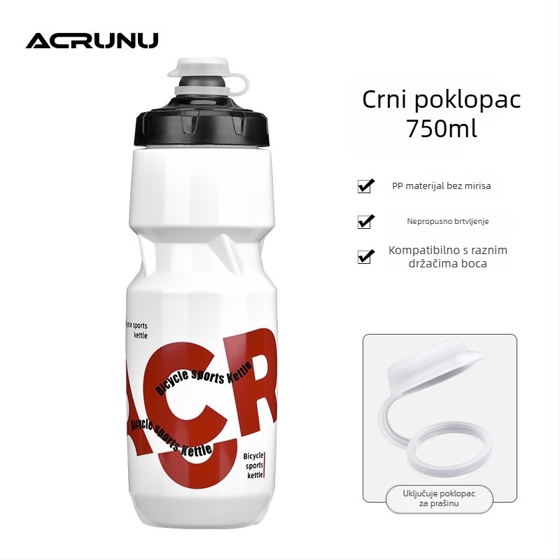 ACRUNU Boca za vodu za biciklizam – velika kapaciteta, prijenosna, s tlačnim sustavom – za planinske i cestovne bicikle