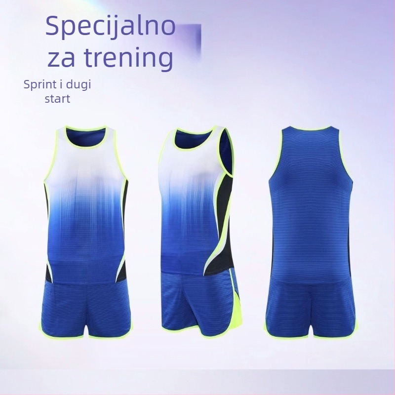 Unisex komplet za atletiku s vestom za maraton i natjecanja