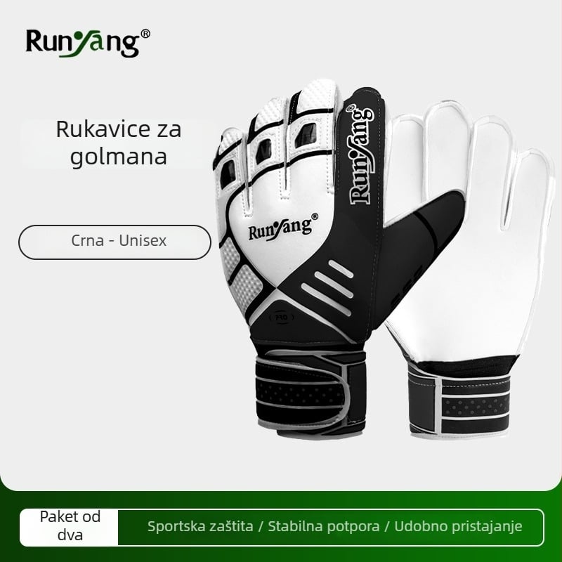 Lateks rukavice vratara za nogomet – za odrasle i djecu, protuklizne, izdržljive za trening