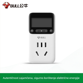 Bull D-1 elektronička utičnica s tajmerom za kućnu upotrebu s automatskim isključivanjem
