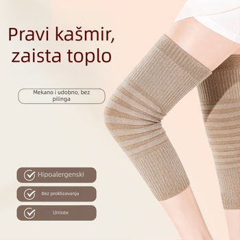 Kašmir koljenice za muškarce, žene i starije osobe, zaštita zglobova, protuklizni sloj, zimna toplina
