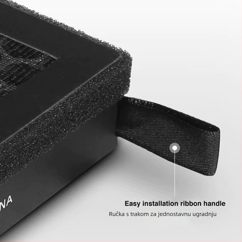 Filter kabine za Tesla Model 3/Y s HEPA aktivnim ugljem – kompozitni filter za neutralizaciju mirisa