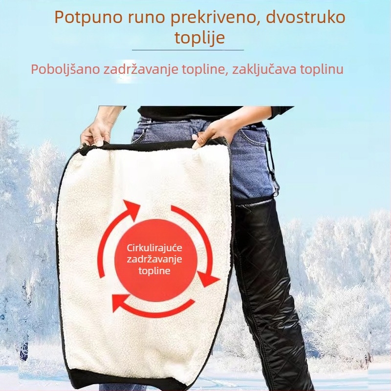 Zaštita koljena i gležnja za vožnju biciklom: grijanje za električne bicikle i motocikle, zaštita od hladnoće i vjetra za muškarce i žene, jesen-zima