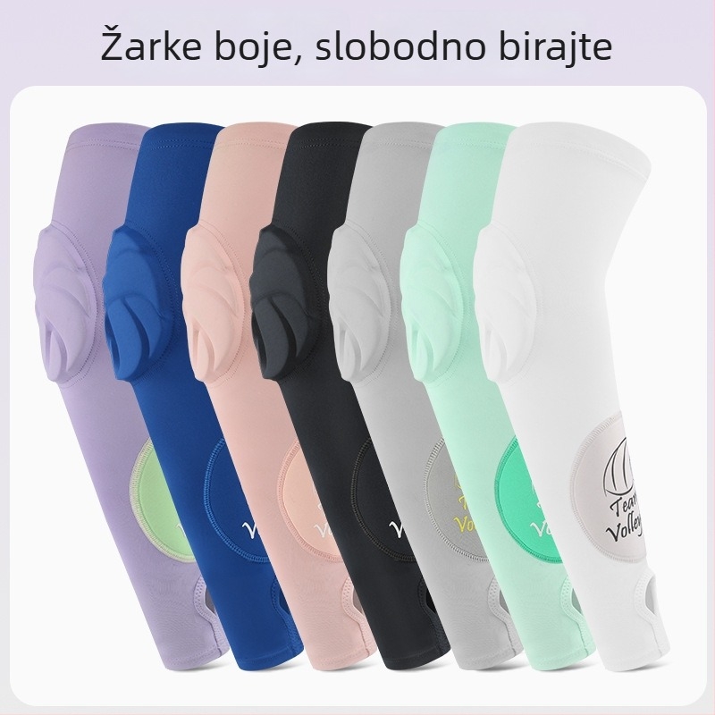 Odbojkaški štitnici za podlakticu s debelim zaštitnim slojem, elastične protivklizne manžetne za lakat i zglob