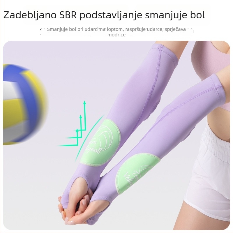 Odbojkaški štitnici za podlakticu s debelim zaštitnim slojem, elastične protivklizne manžetne za lakat i zglob