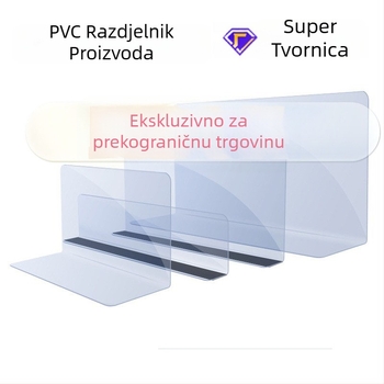 Prozirne magnetske pregrade za police skladišta, odvajanje tereta i organizacija u kontejnerima, magnetsko pričvršćivanje