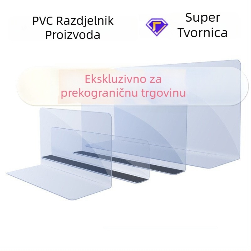 Prozirne magnetske pregrade za police skladišta, odvajanje tereta i organizacija u kontejnerima, magnetsko pričvršćivanje