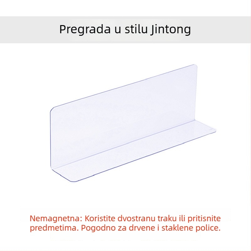 Prozirne magnetske pregrade za police skladišta, odvajanje tereta i organizacija u kontejnerima, magnetsko pričvršćivanje